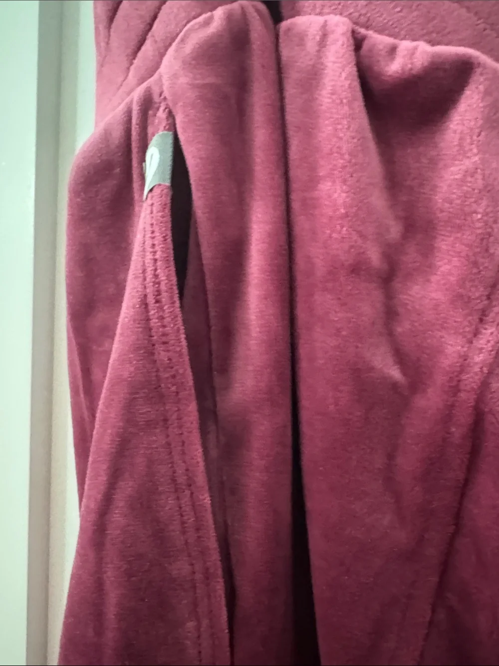 Cozy Hooded Velour Lounge Set - cranberry